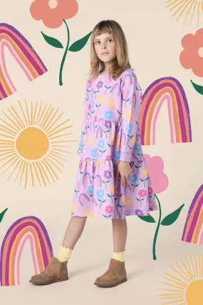 Rainbow Kids Tiered Dress