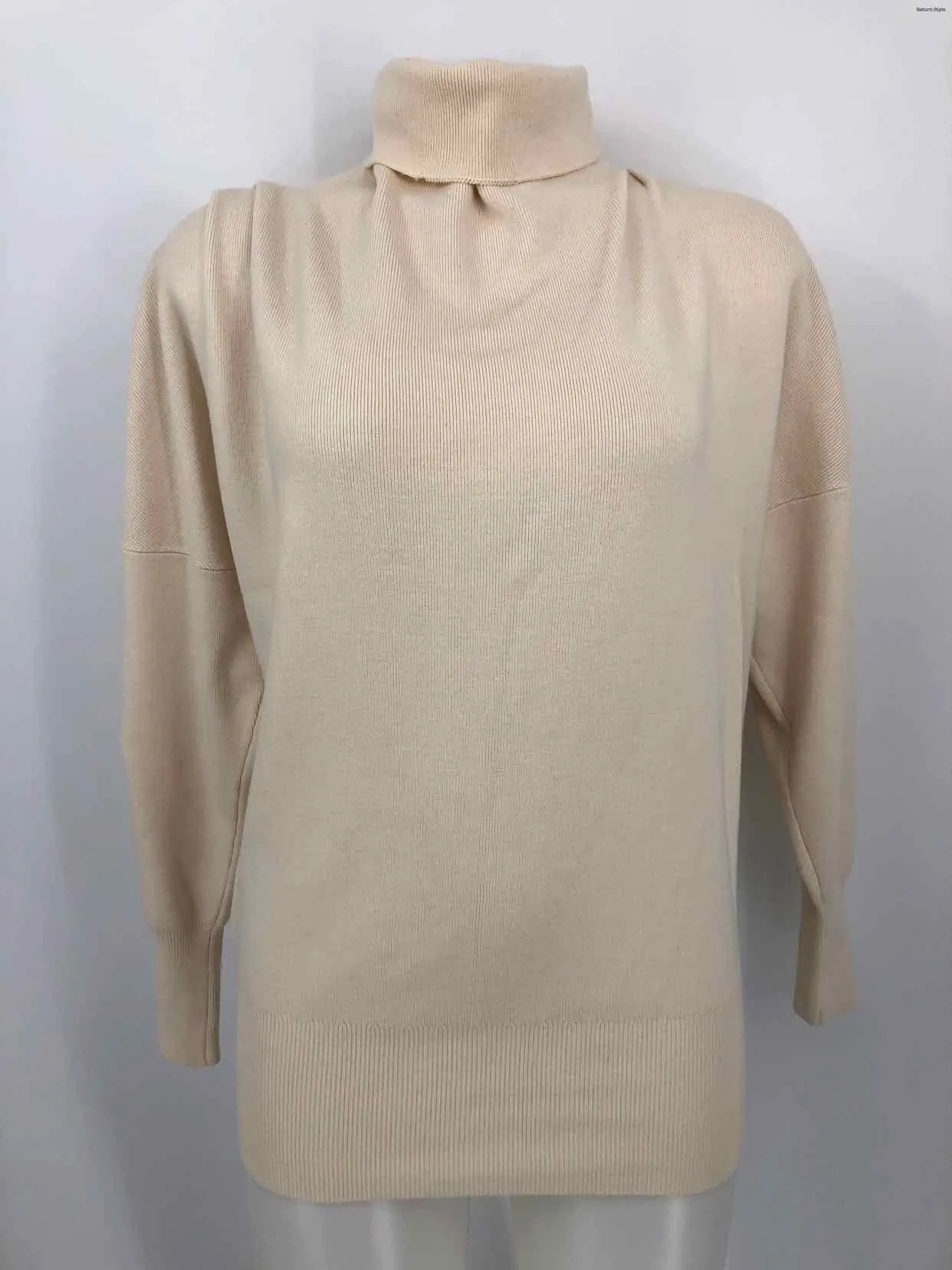 REISS Ivory Knit Longsleeve Size SMALL (S) Sweater