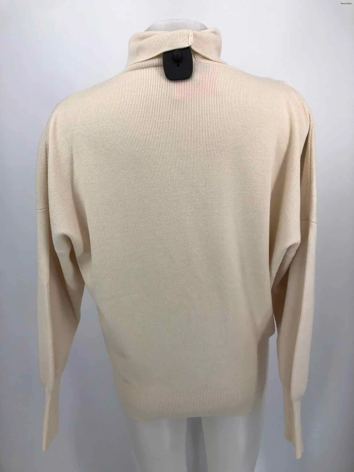 REISS Ivory Knit Longsleeve Size SMALL (S) Sweater