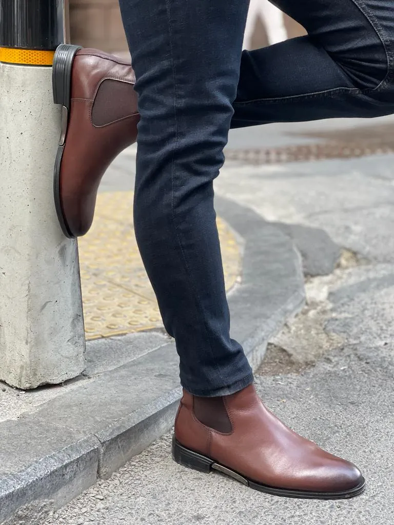 Remy Brown Chelsea Boots