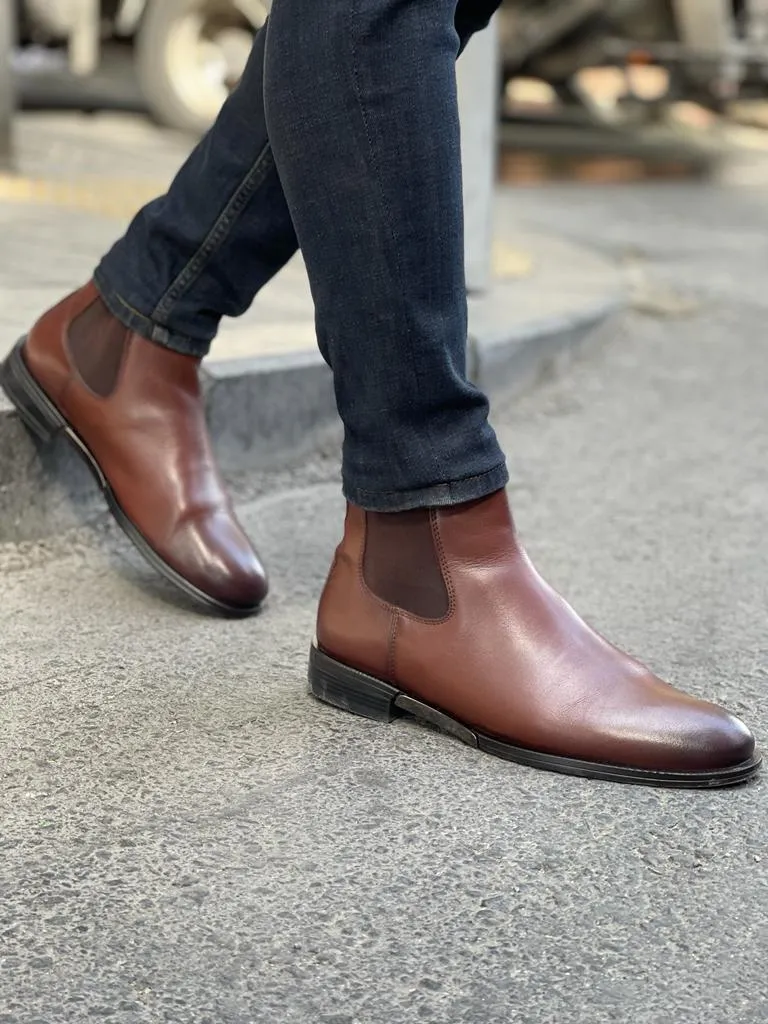 Remy Brown Chelsea Boots