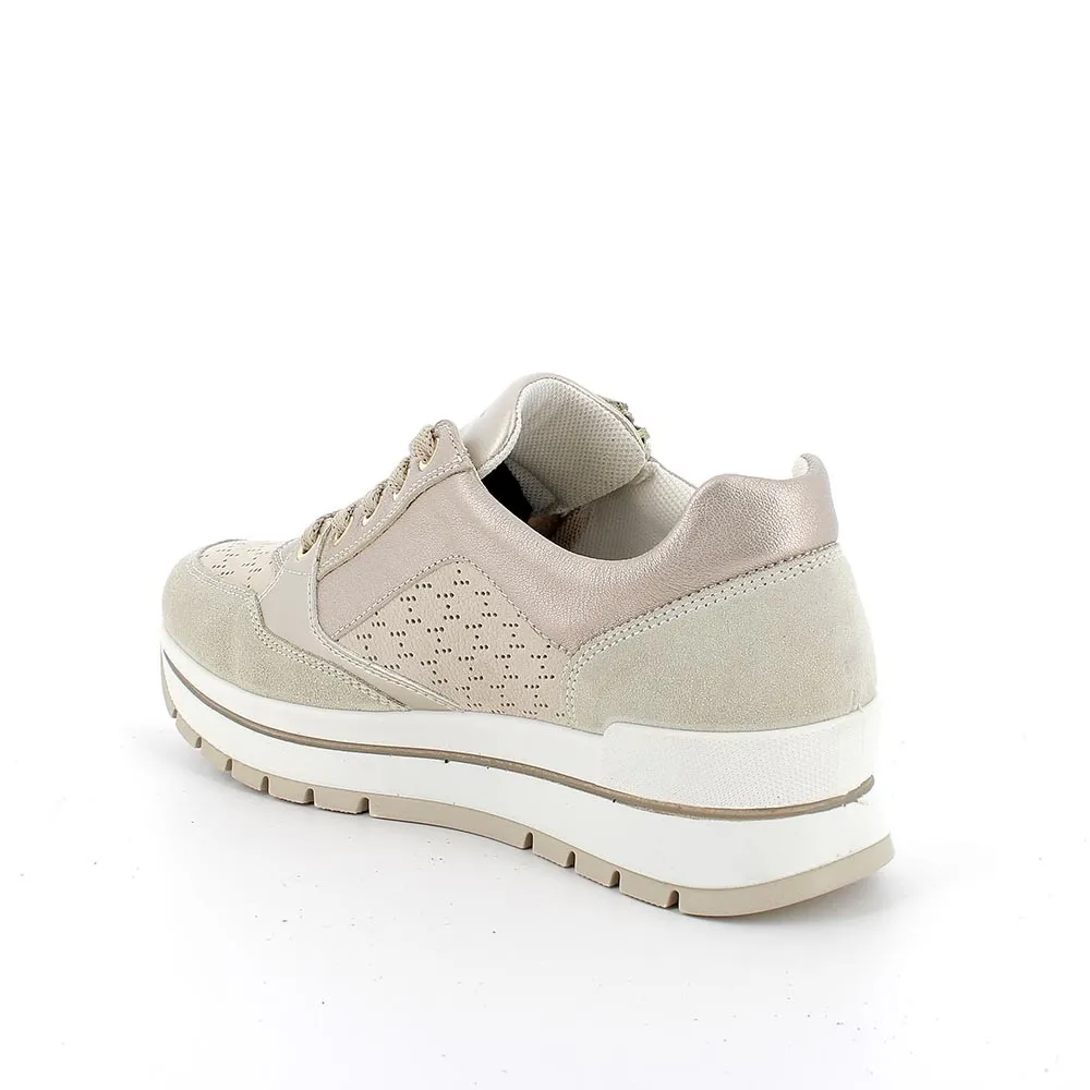 SNEAKERS IGI&CO DONNA SCAMOSCIATO/NABUK BEIGE/PANNA 5662122