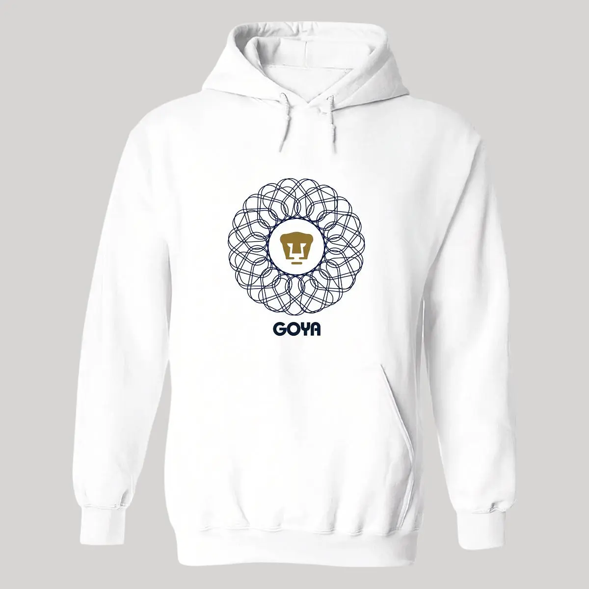 Sudadera Hombre Hoodie  Pumas UNAM Goya mandala