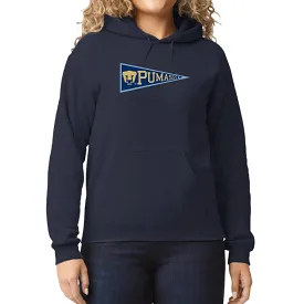 Sudadera Mujer Hoodie Pumas UNAM Banderín