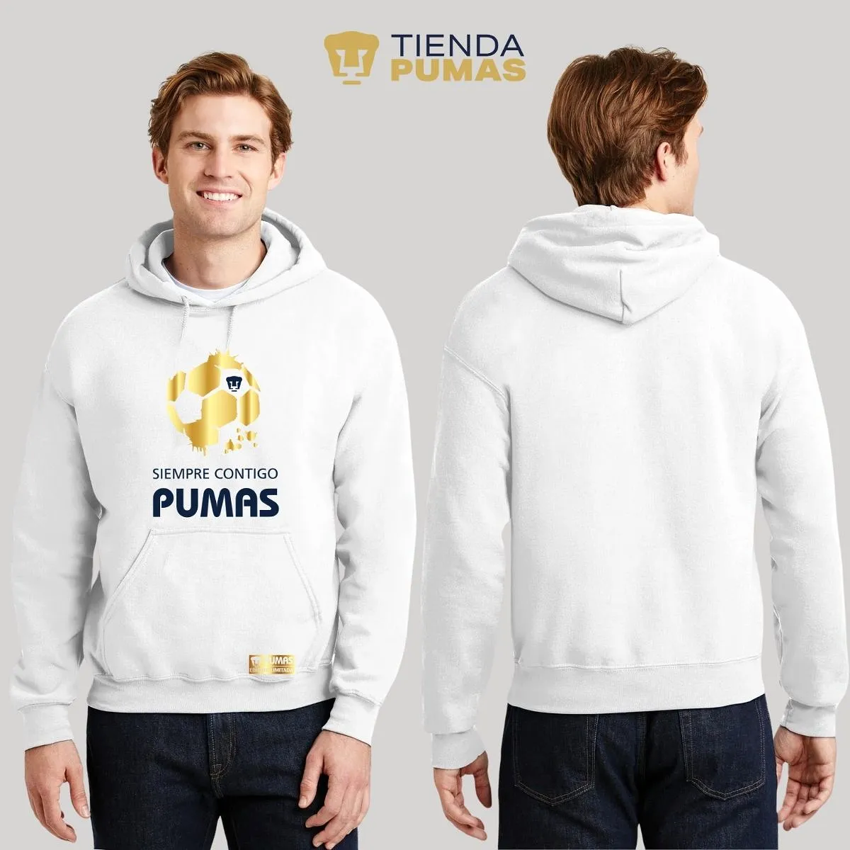 Sudadera para Hombre Hoodie Pumas UNAM Ed Limitada 2 Siempre contigo