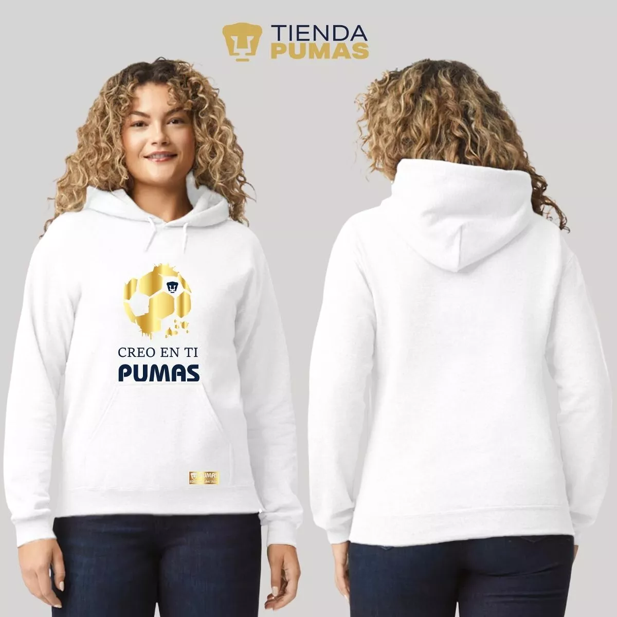 Sudadera para Mujer Hoodie Pumas UNAM Ed Limitada 2 Creo en ti