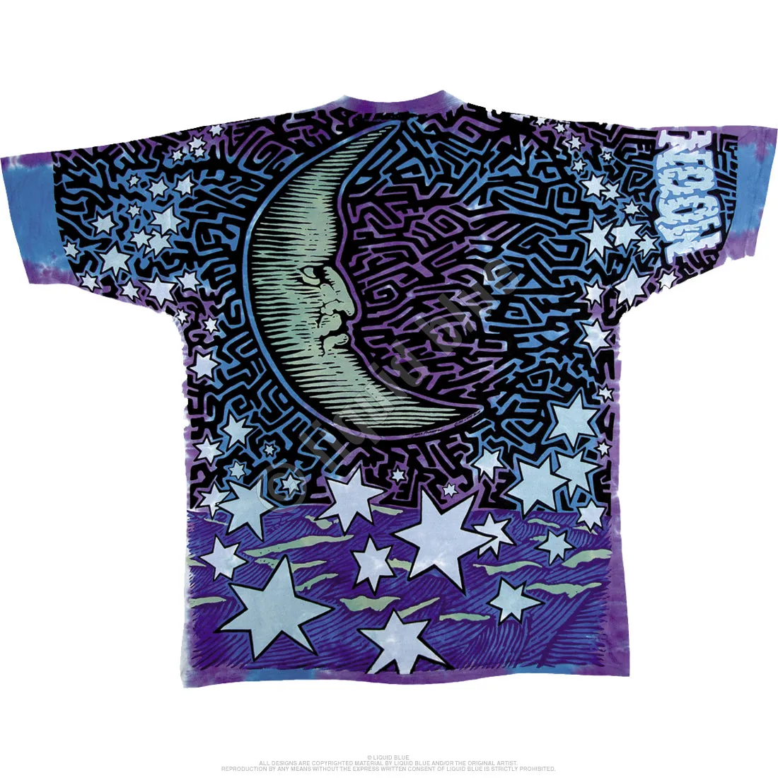 Sun & Moon Double Sided Tie-Dye T-Shirt