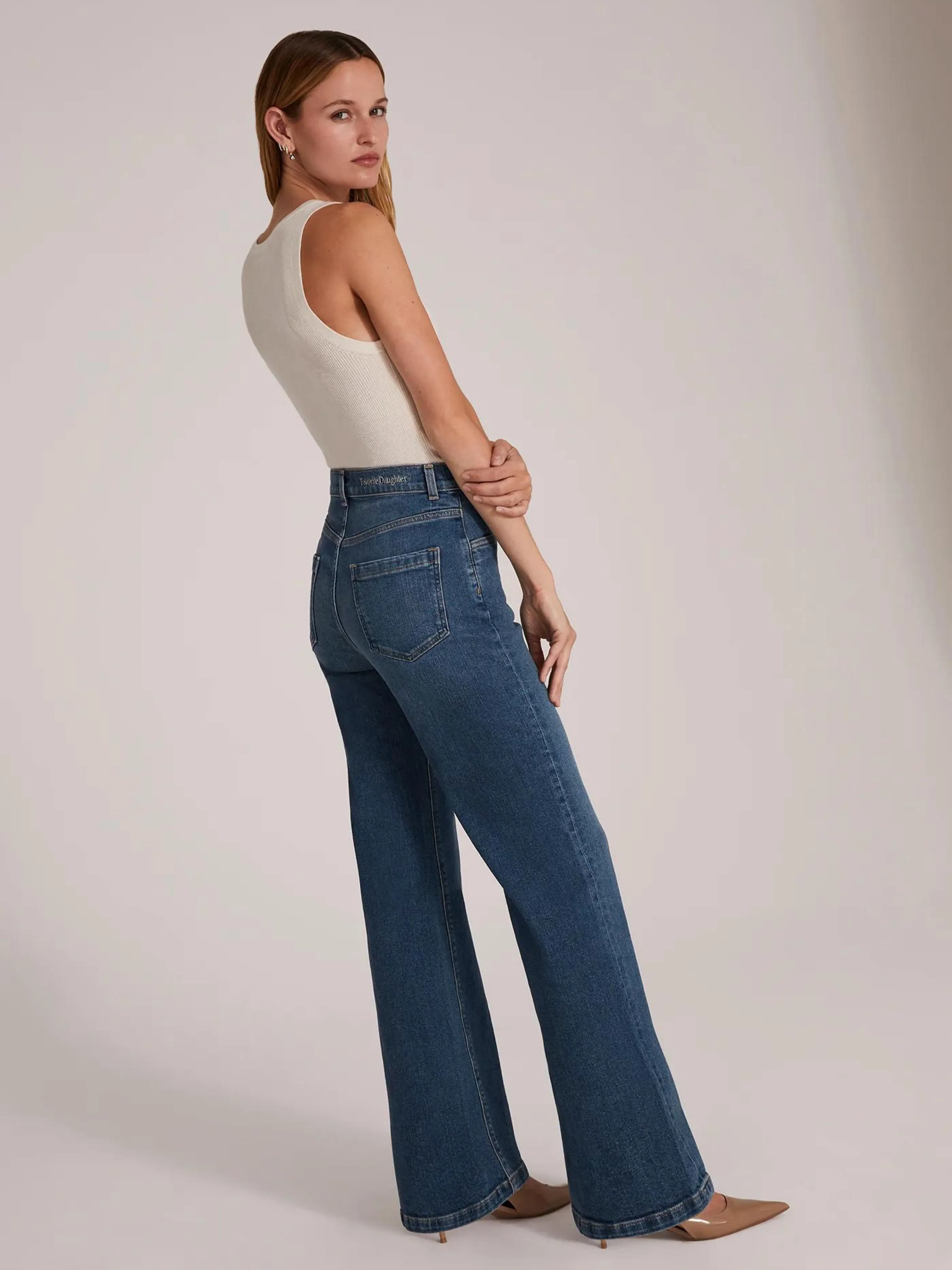 The Jordie Super High Rise Wide Leg Jeans