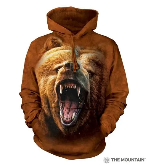 The Mountain Grizzly Growl Unisex Sweatshirt Hoodie