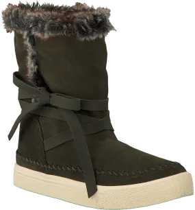 Toms Forest Green Suede Vista Boots