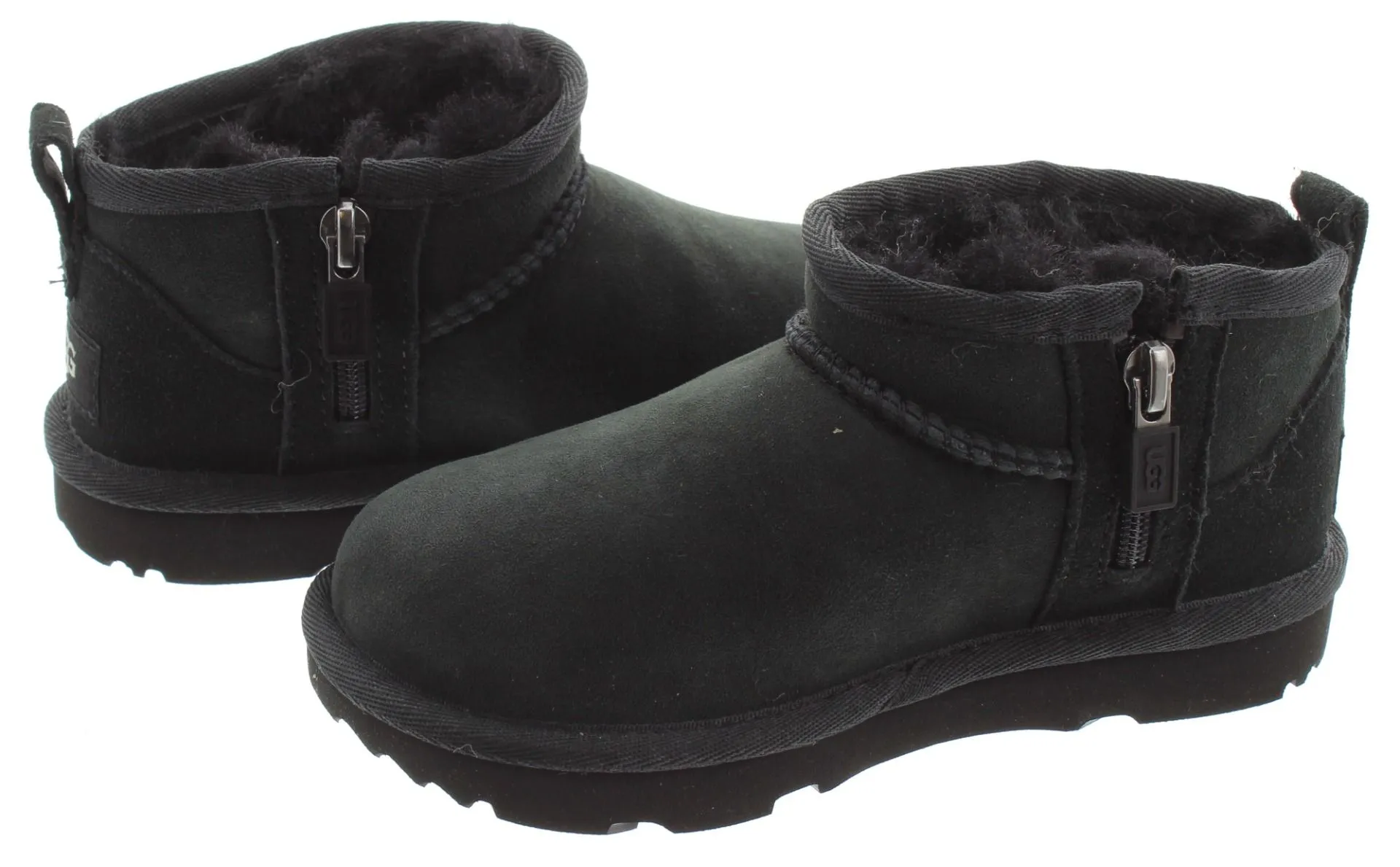 UGG Kids Ultra Mini Boots In Black