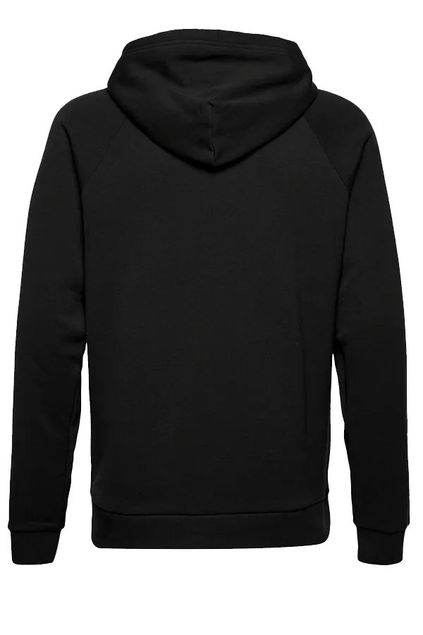 Under Armour Rival Big Logo Hoodie Black