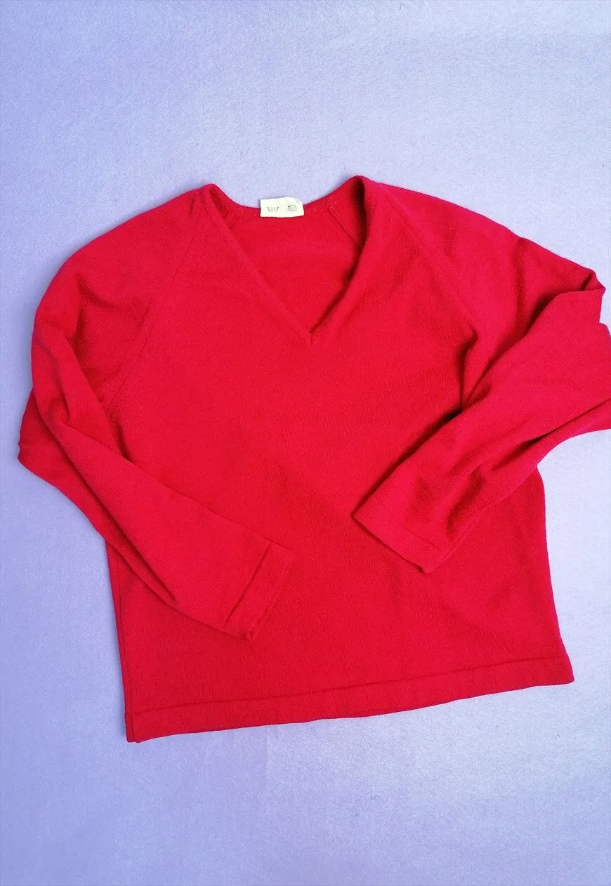 Virgin Wool Pink Sweater - size S-M