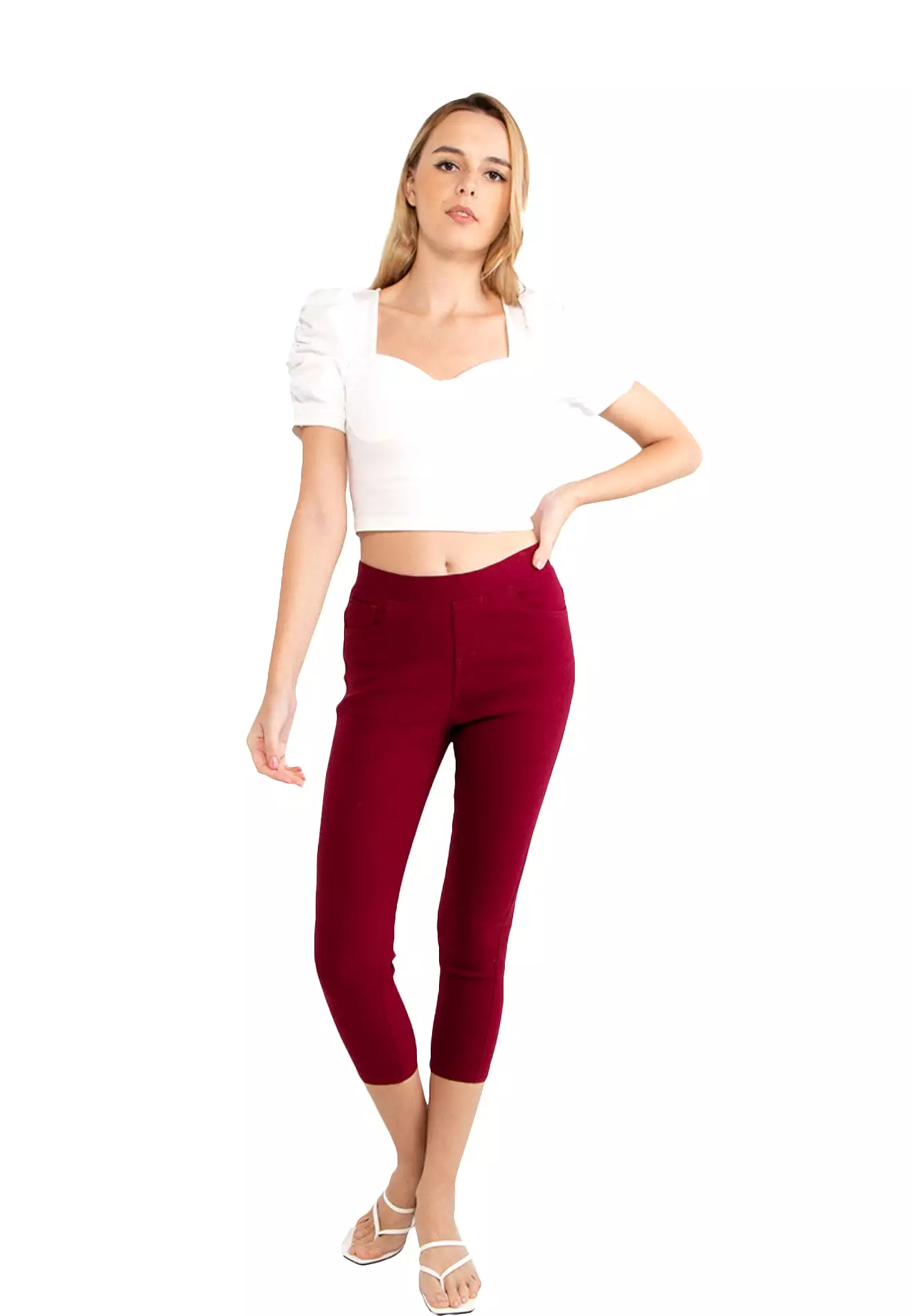 VOIR JEANS #308A High Rise Ankle Length Jeggings