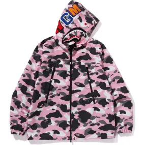 WARM UP CAMO SHARK HOODIE JACKET MENS