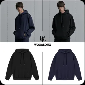 WOOALONG  |[WOOALONG]★Signature reverse heavy hoodie